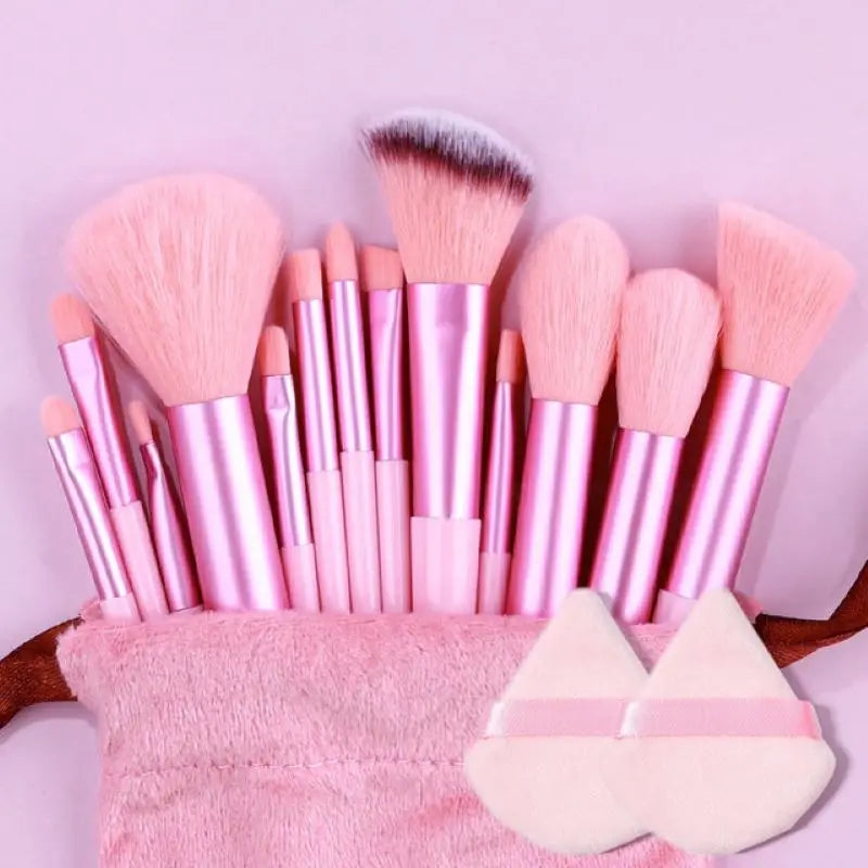 Deluxe 13-Piece Makeup Brush Set - Professional Quality & Versatile Design