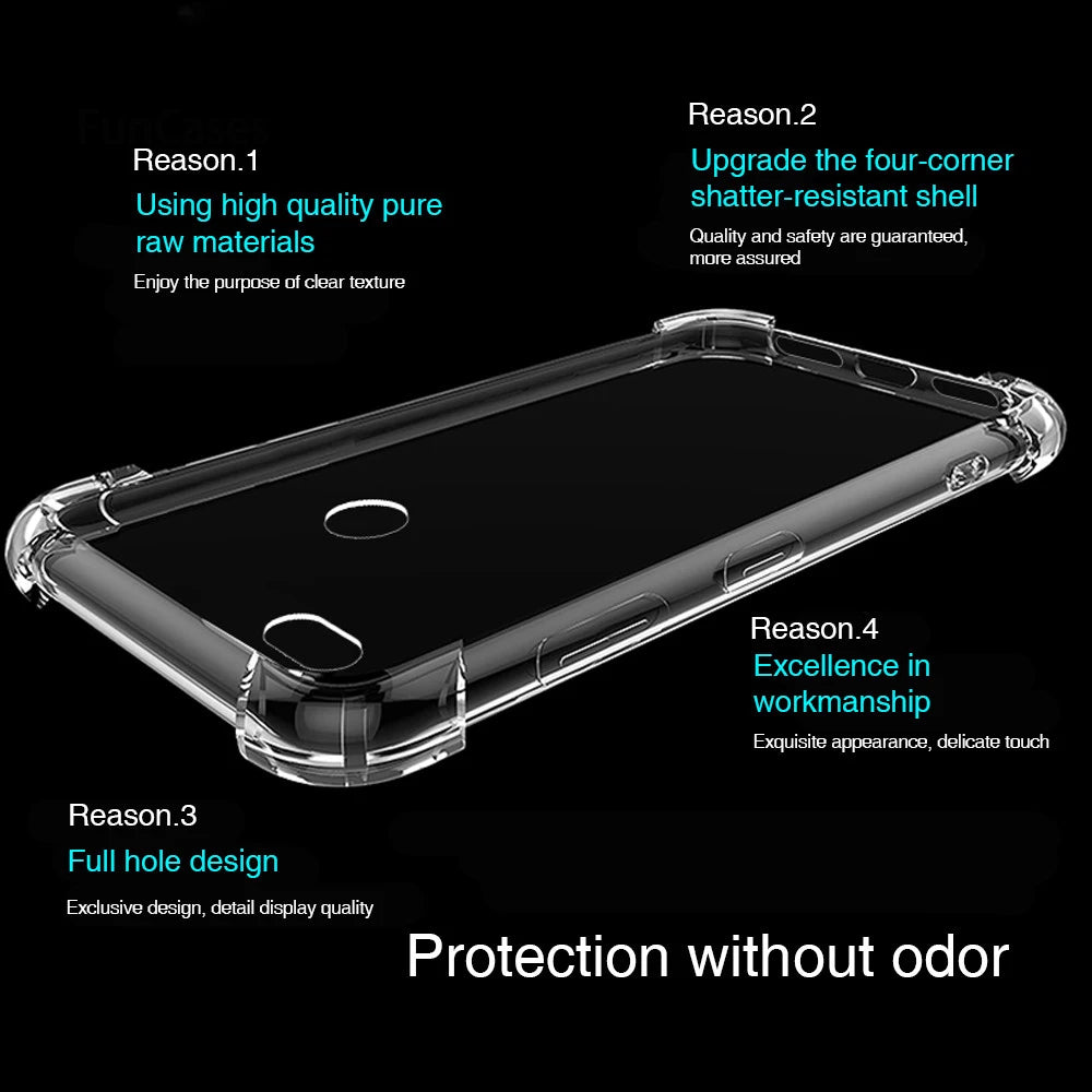 Crystal Clear Shockproof TPU Case for Huawei P Series - Ultimate Protection