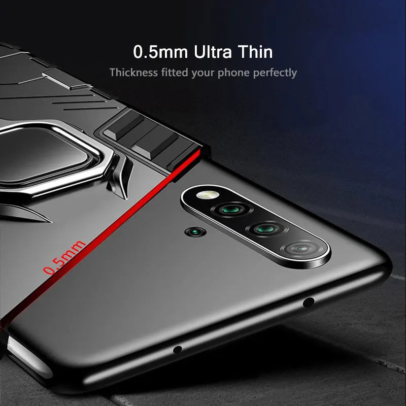 Ultra-Thin Armor Case with 360° Display Stand for Huawei - Versatile & Magnetic