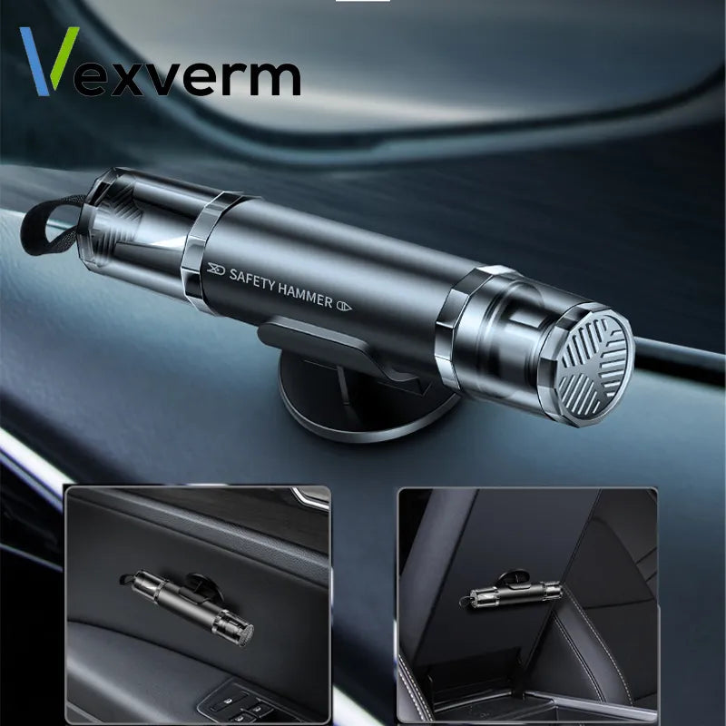 Vexverm Car Escape Hammer - Dual-Function Emergency Rescue Tool