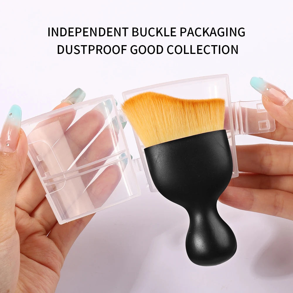 Premium Nail Art Dust Brush – Essential Manicure Tool for Flawless Finish