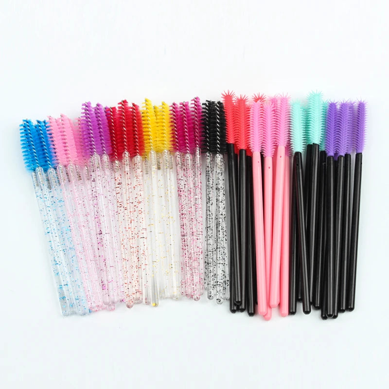 Vibrant Pro Disposable Mascara Wands - Multicolor Eyelash Brushes