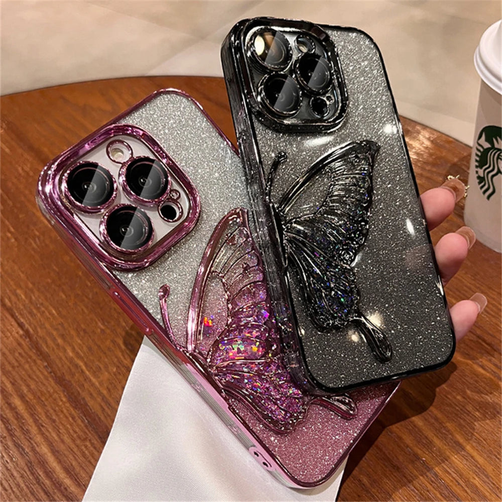 Beautiful Glittered Style Phone Cases for iPhone - Sparkle & Protection