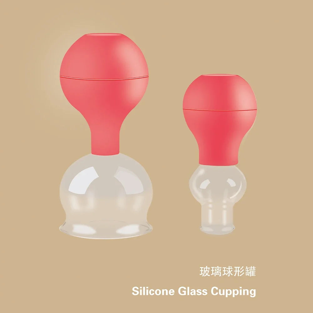 Zhongyan Taihe Therapeutic Glass Vacuum Cupping - Multi-Size Massage Cups