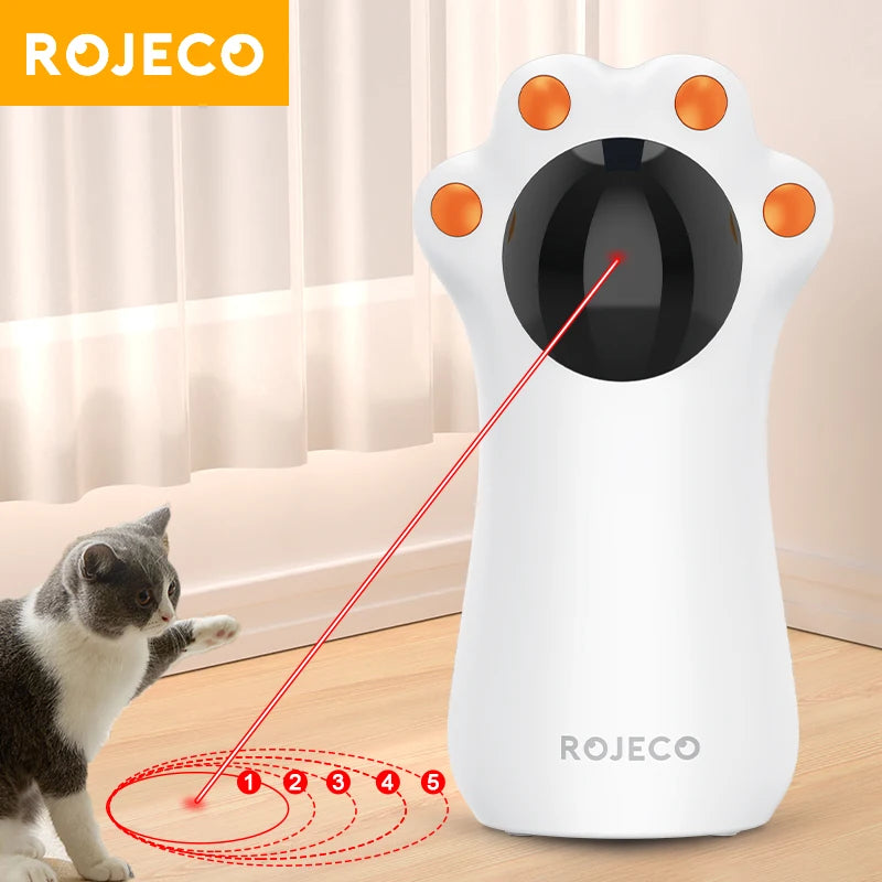 Triple-Mode Interactive Laser Cat Toy: Endless Fun for Pets