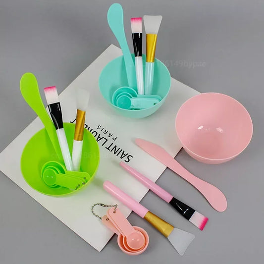 Ultimate DIY Facemask Creation Kit - Silicone Bowl & Applicator Set in 3 Colors