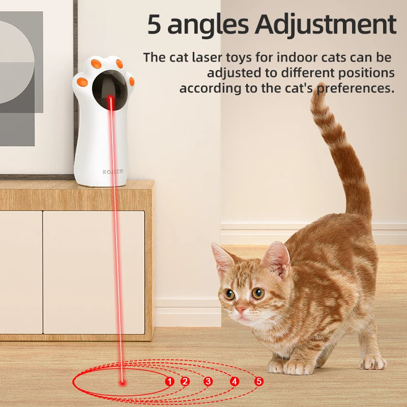 Triple-Mode Interactive Laser Cat Toy: Endless Fun for Pets