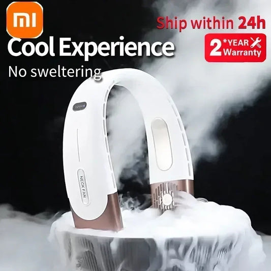 Xiaomi 6000mAh Bladeless Neck Fan: Portable Cooling Power