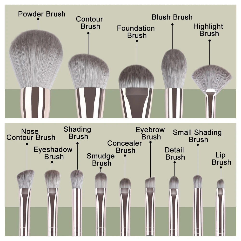 LuxeBlend Pro Makeup Brushes - Flawless Application Tool Set