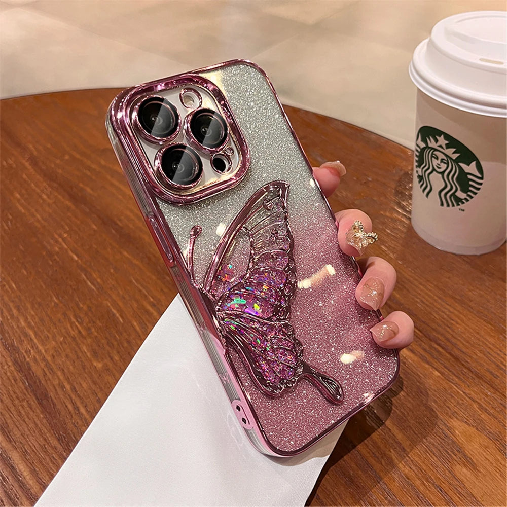 Beautiful Glittered Style Phone Cases for iPhone - Sparkle & Protection