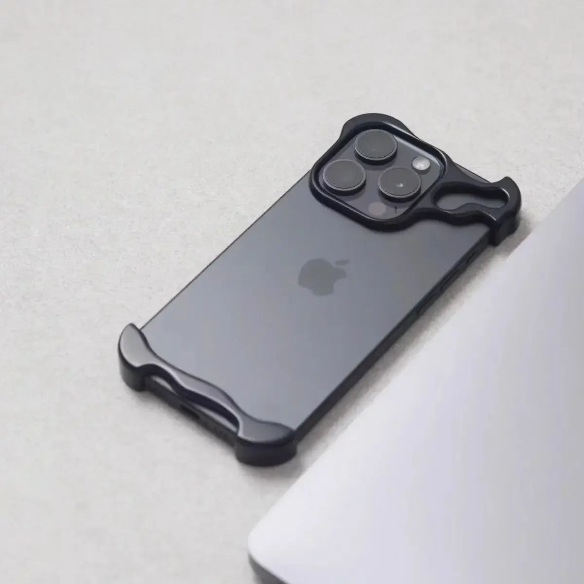 Luxury Aluminum Alloy Bumper Phone Case with Lens Film Protection - Shockproof Cover for iPhone