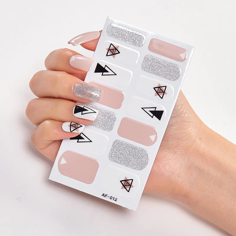 ChicWrap Artistry: Trendsetting Patterned Nail Stickers