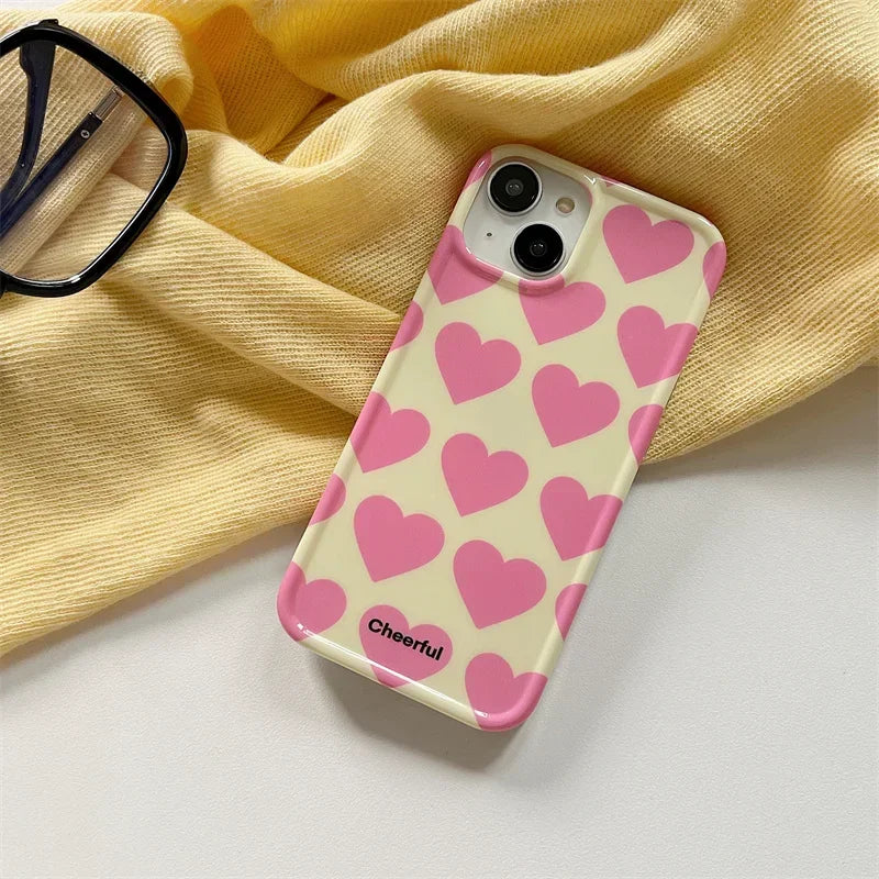 Heart Design iPhone Cover - Cute, Shockproof, Dust and Fingerprint Resistant