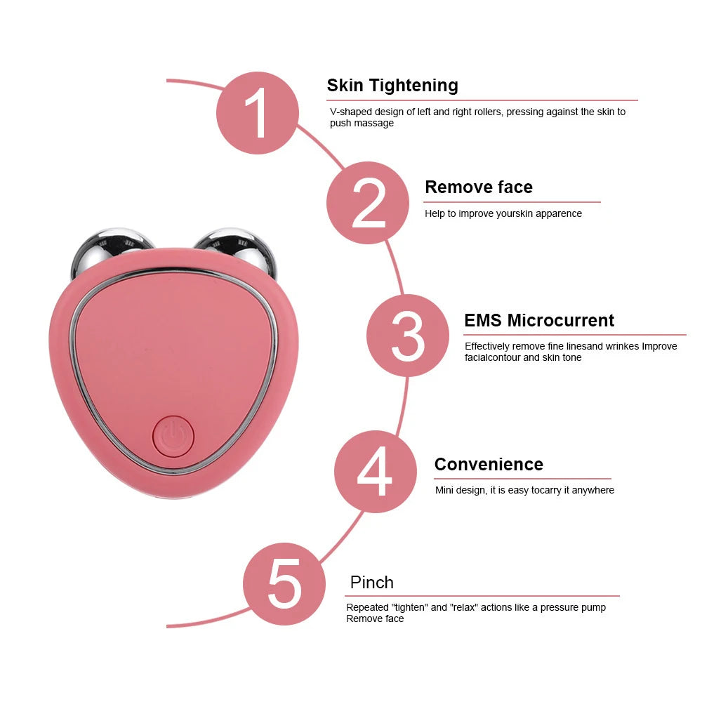 UltraLift EMS Facial Toner - Microcurrent Face Lifting and Skin Tightening Device