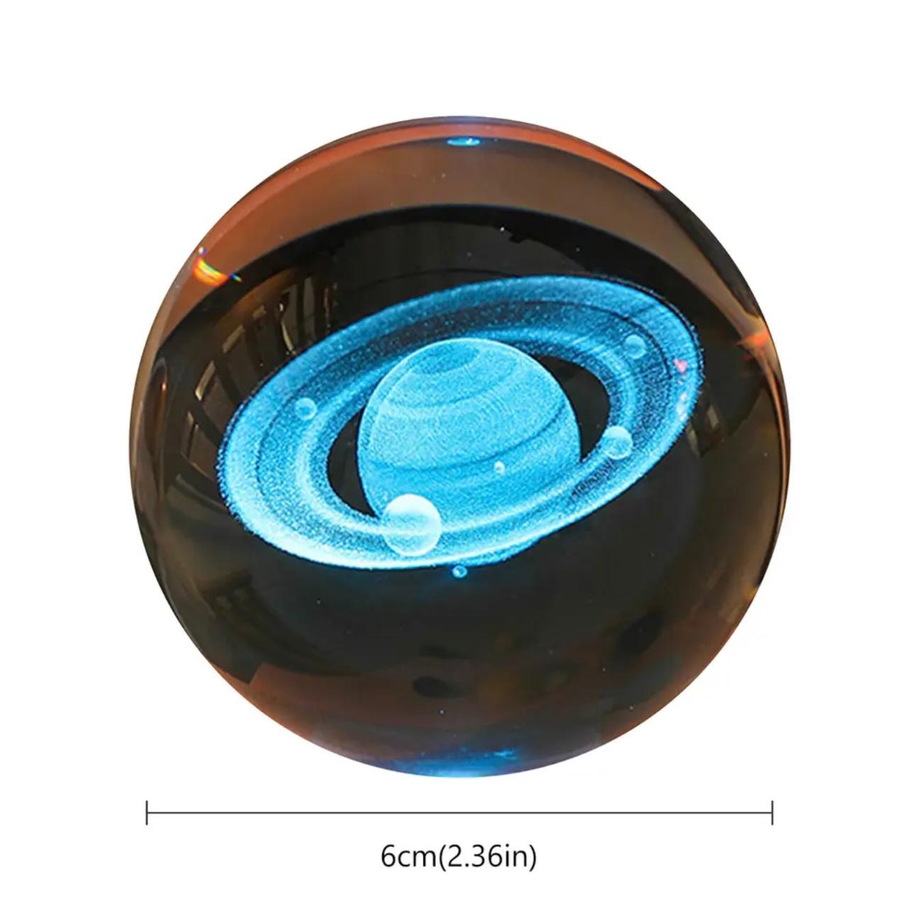 Galactic Crystal Orb: Illuminated Universe in a Sphere