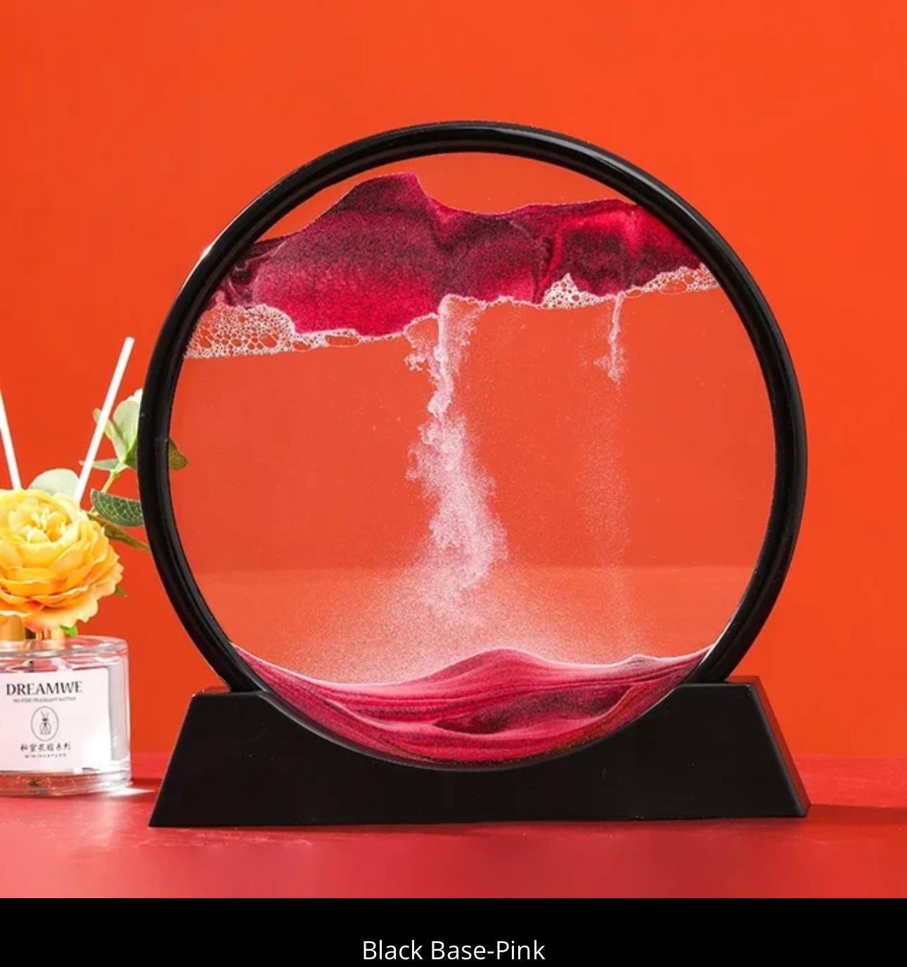 Sandman's Landscape: Dynamic 3D Sand Art for Serene Decor