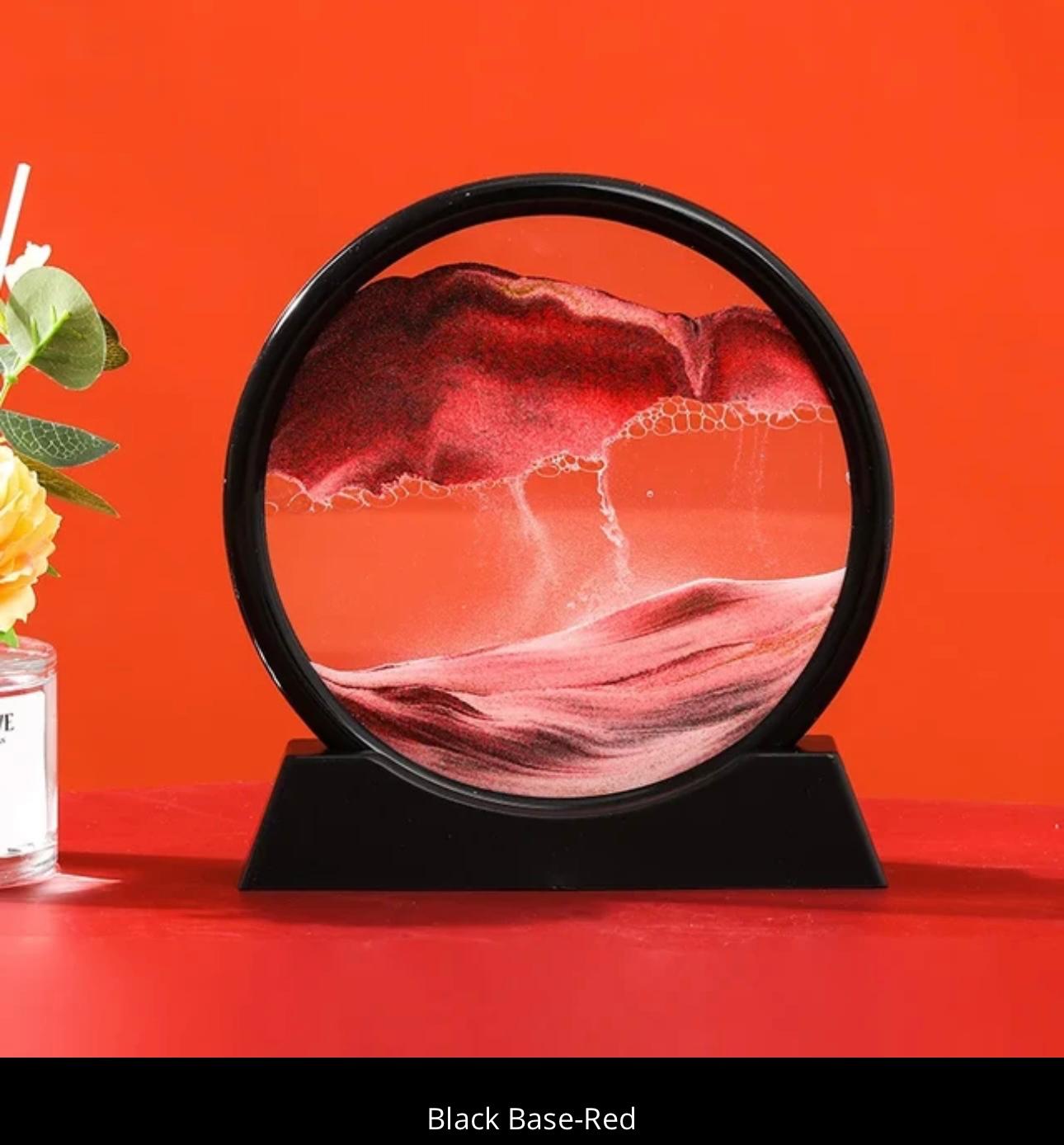 Sandman's Landscape: Dynamic 3D Sand Art for Serene Decor