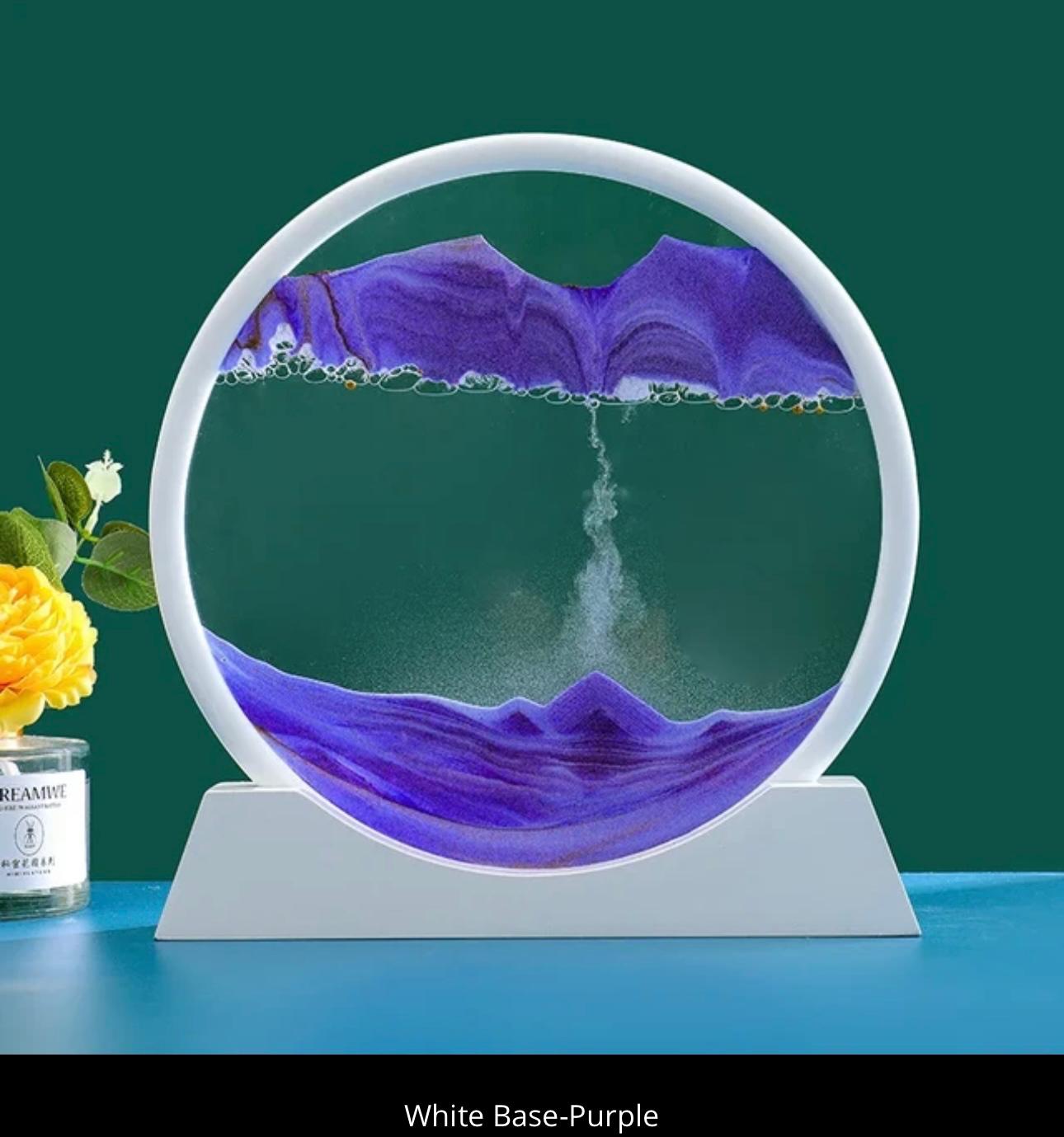 Sandman's Landscape: Dynamic 3D Sand Art for Serene Decor