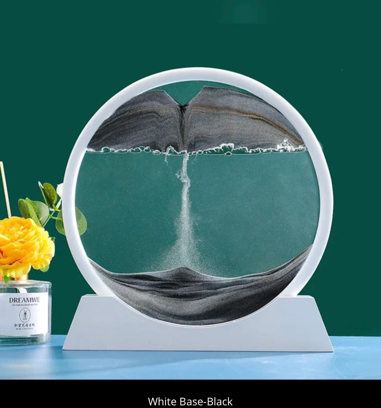 Sandman's Landscape: Dynamic 3D Sand Art for Serene Decor