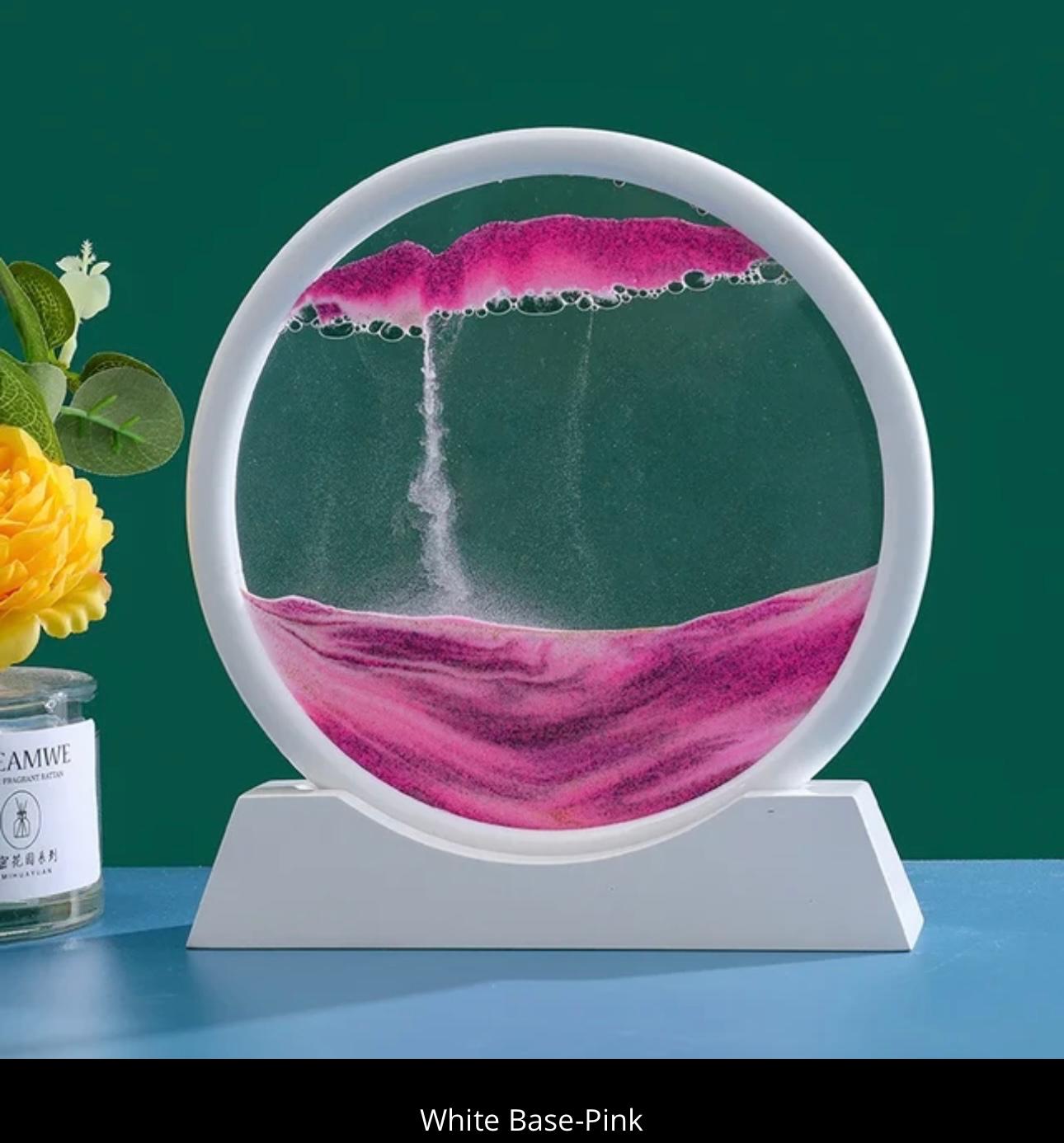 Sandman's Landscape: Dynamic 3D Sand Art for Serene Decor