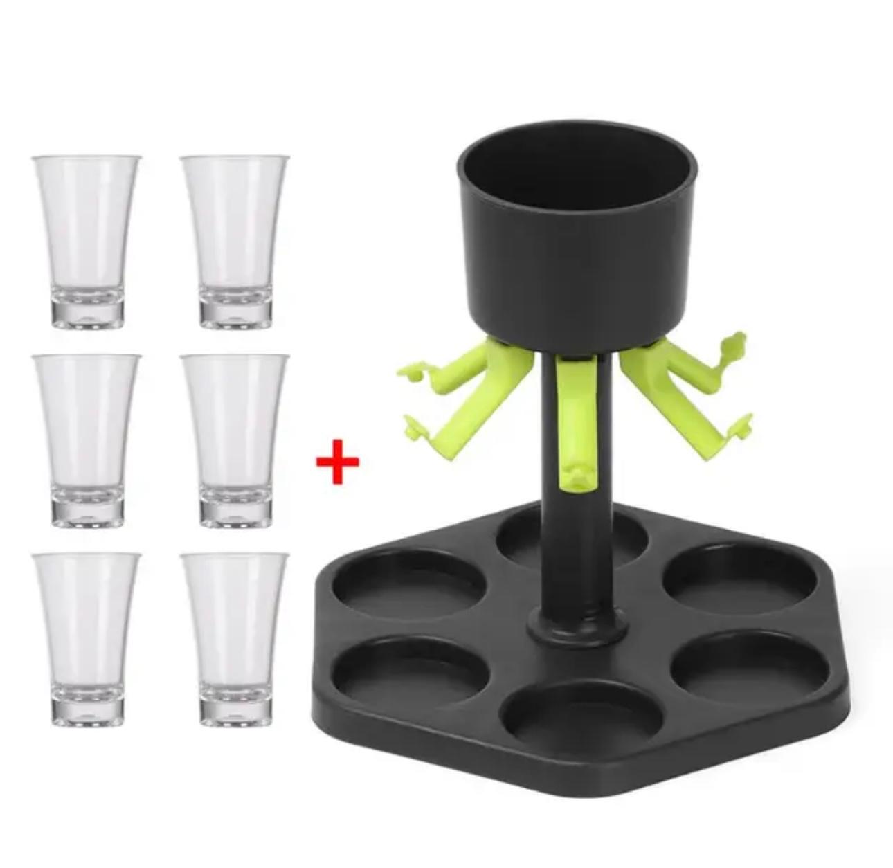 Shot Blast Splitter: Six-Shot Dispenser for Perfect Parties