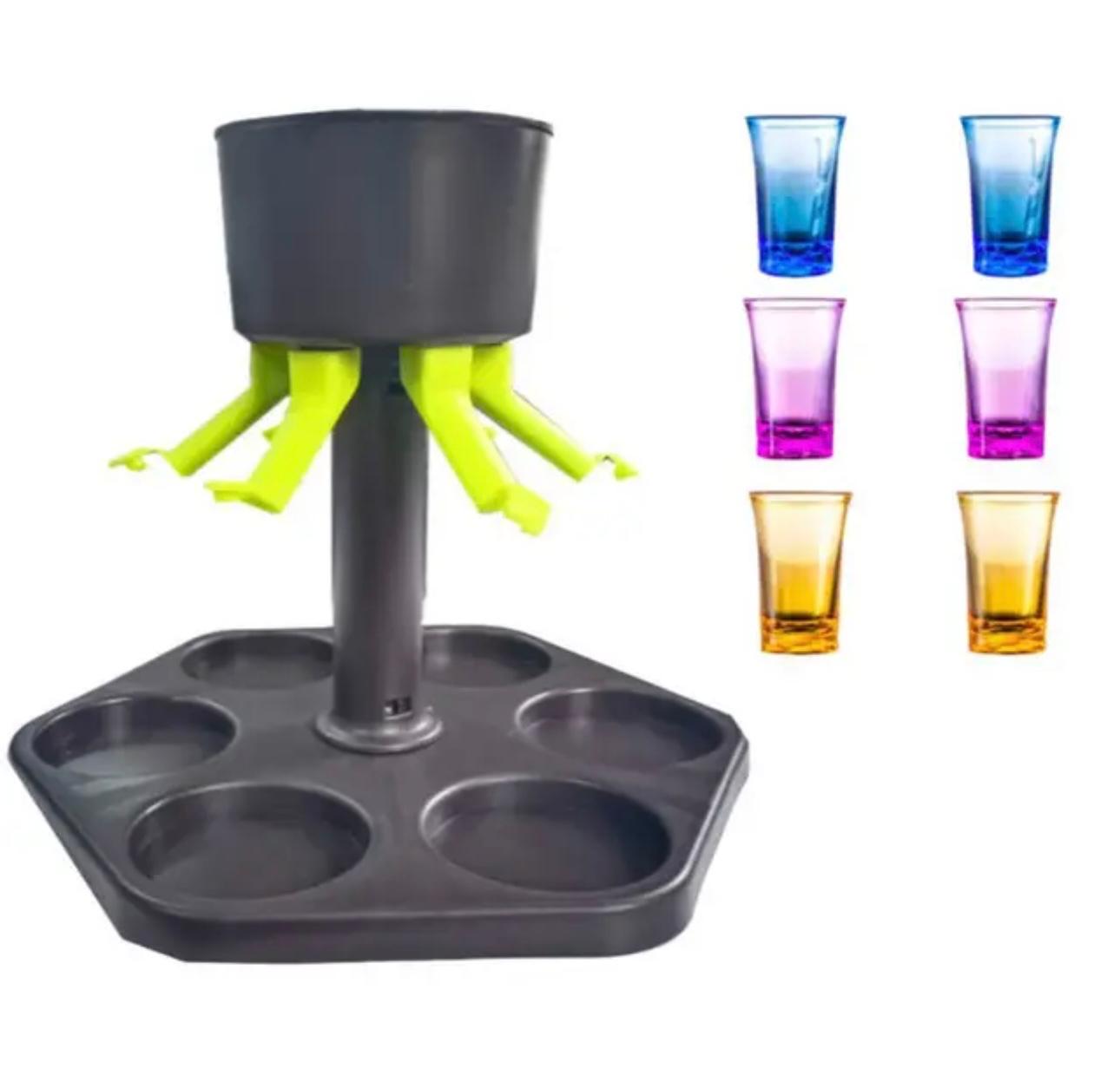 Shot Blast Splitter: Six-Shot Dispenser for Perfect Parties