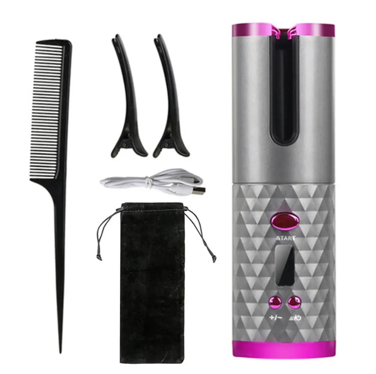 GoCurls: Portable Smart Wireless Hair Curler with Ceramic Tech