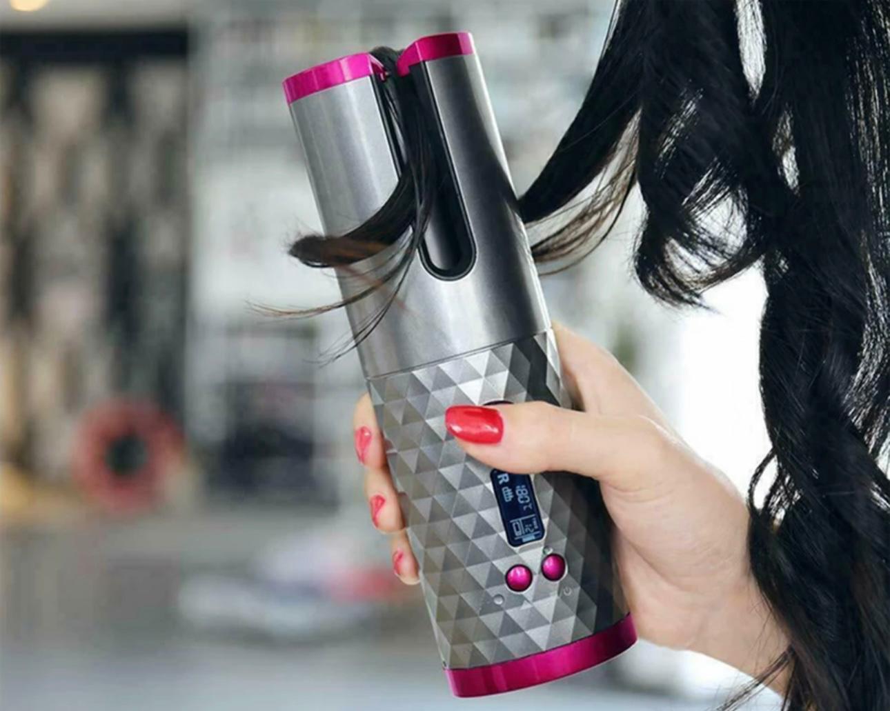 GoCurls: Portable Smart Wireless Hair Curler with Ceramic Tech