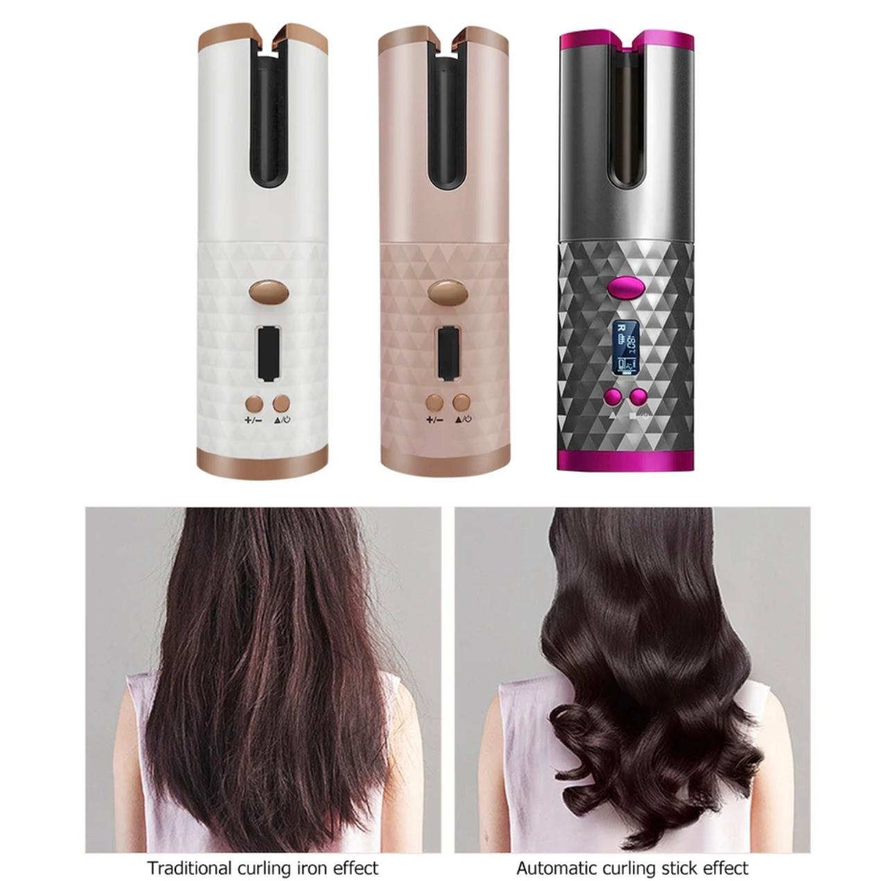 GoCurls: Portable Smart Wireless Hair Curler with Ceramic Tech