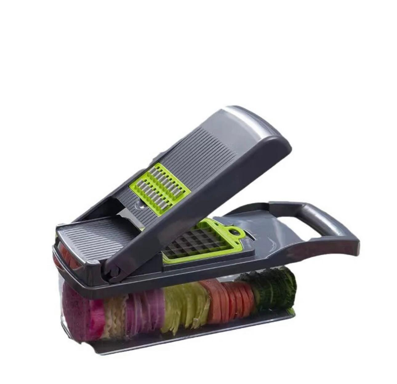 Kitchen Pro 15/22-Piece Produce Master: Ultimate Multi-Blade Veggie & Fruit Cutter