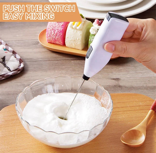 SilkySmooth Electric Milk Frother: Barista-Quality Foam Maker