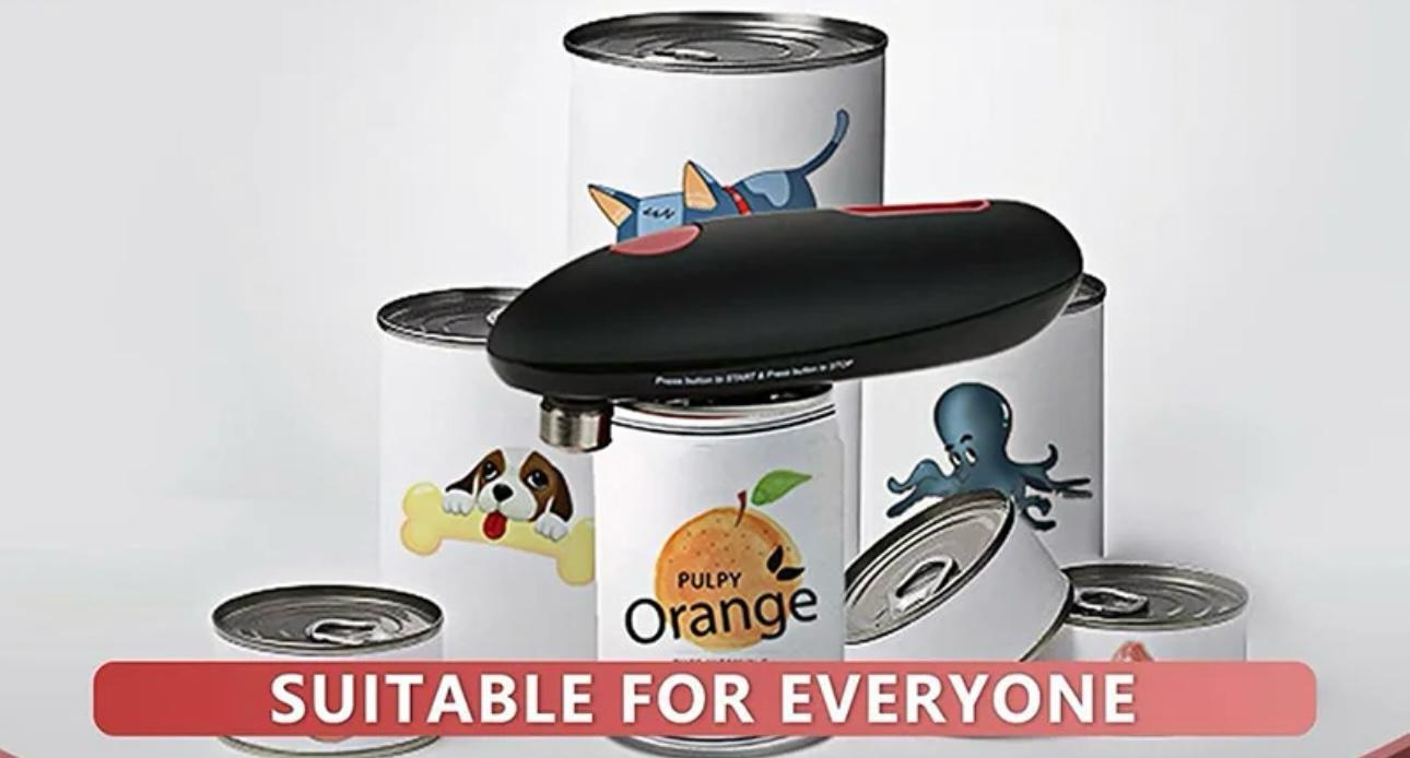 SwiftOpen AutoMagic: Effortless One-Touch Electric Can Opener