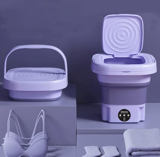 Ultra-Compact Foldable Mini Washer - Portable & Efficient Laundry Solution