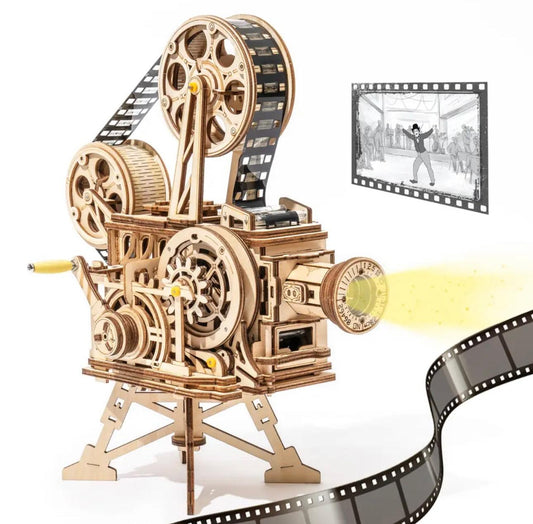 High Quality 3D puzzle - Hand Crank Projector With Movie