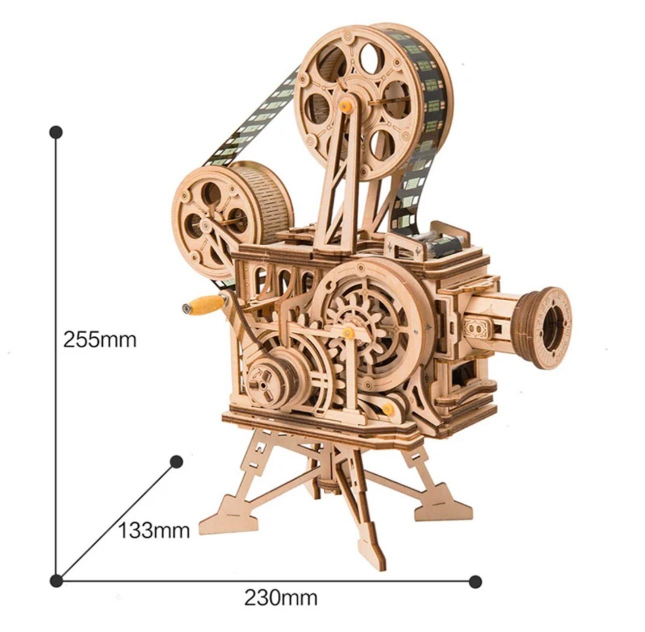 High Quality 3D puzzle - Hand Crank Projector With Movie