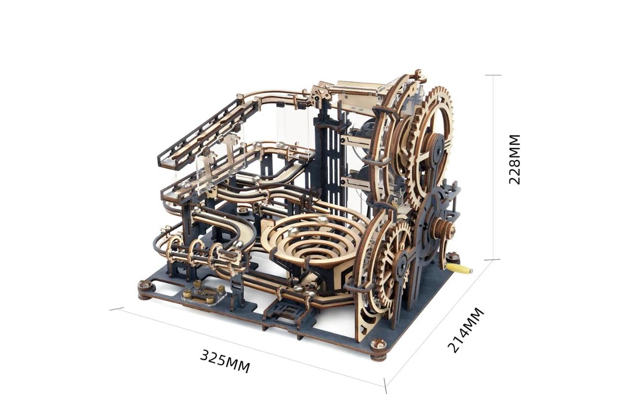 Ultimate 3D Marble Race Track Puzzle - Engaging Wooden Construction Kit