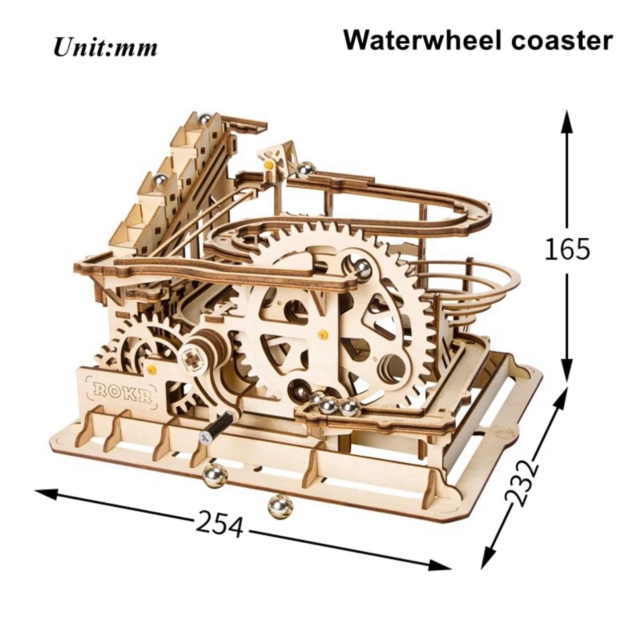 Ultimate 3D Marble Race Track Puzzle - Engaging Wooden Construction Kit