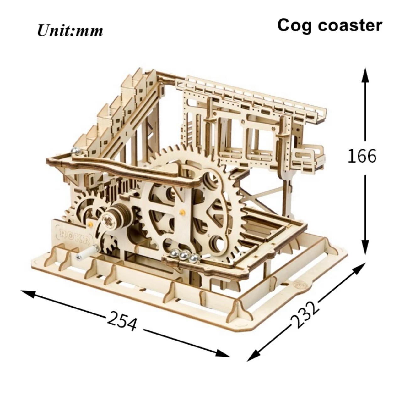 Ultimate 3D Marble Race Track Puzzle - Engaging Wooden Construction Kit