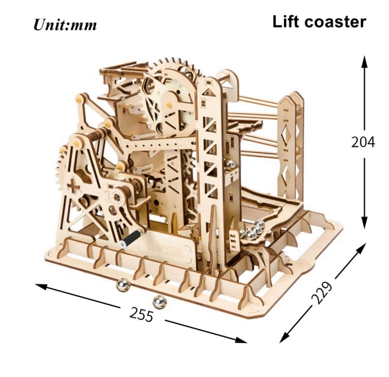 Ultimate 3D Marble Race Track Puzzle - Engaging Wooden Construction Kit