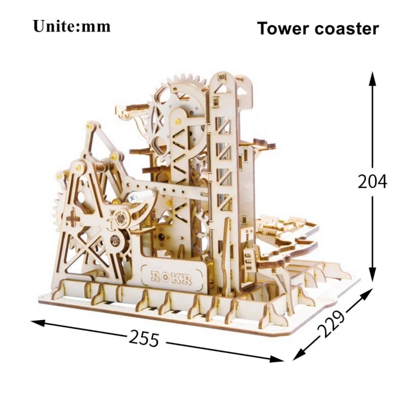 Ultimate 3D Marble Race Track Puzzle - Engaging Wooden Construction Kit