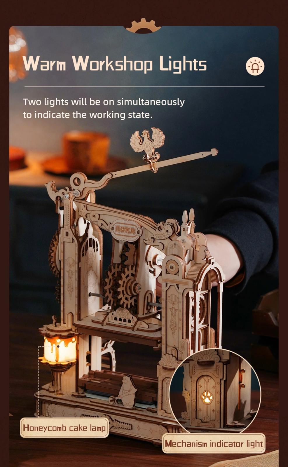 Historical 3D Printing Press Puzzle - Interactive Model Kit