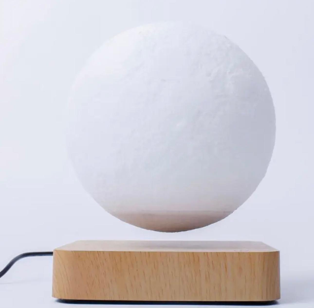 Magnetic Levitation 3D Moon Lamp with Touch Control - Futuristic Lighting