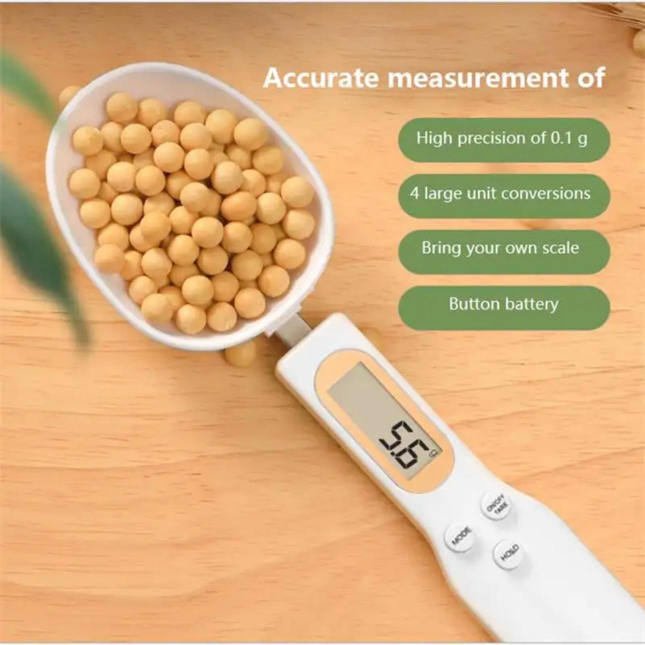 PrecisionChef Digital Kitchen Scale Spoon - Exact Culinary Measuring