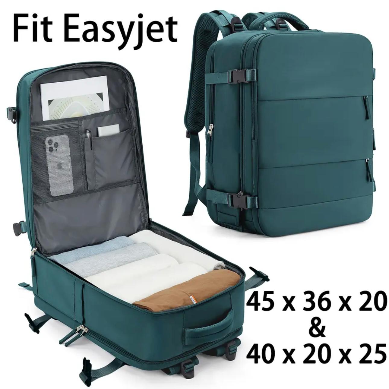 Compact Cabin-Ready Travel Backpack - Fits EasyJet & Ryanair