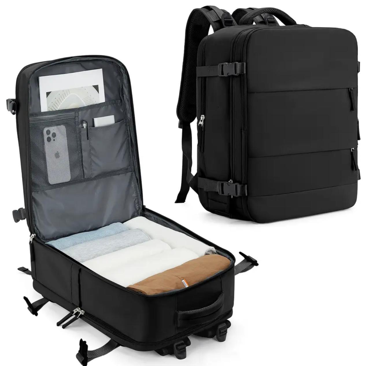 Compact Cabin-Ready Travel Backpack - Fits EasyJet & Ryanair