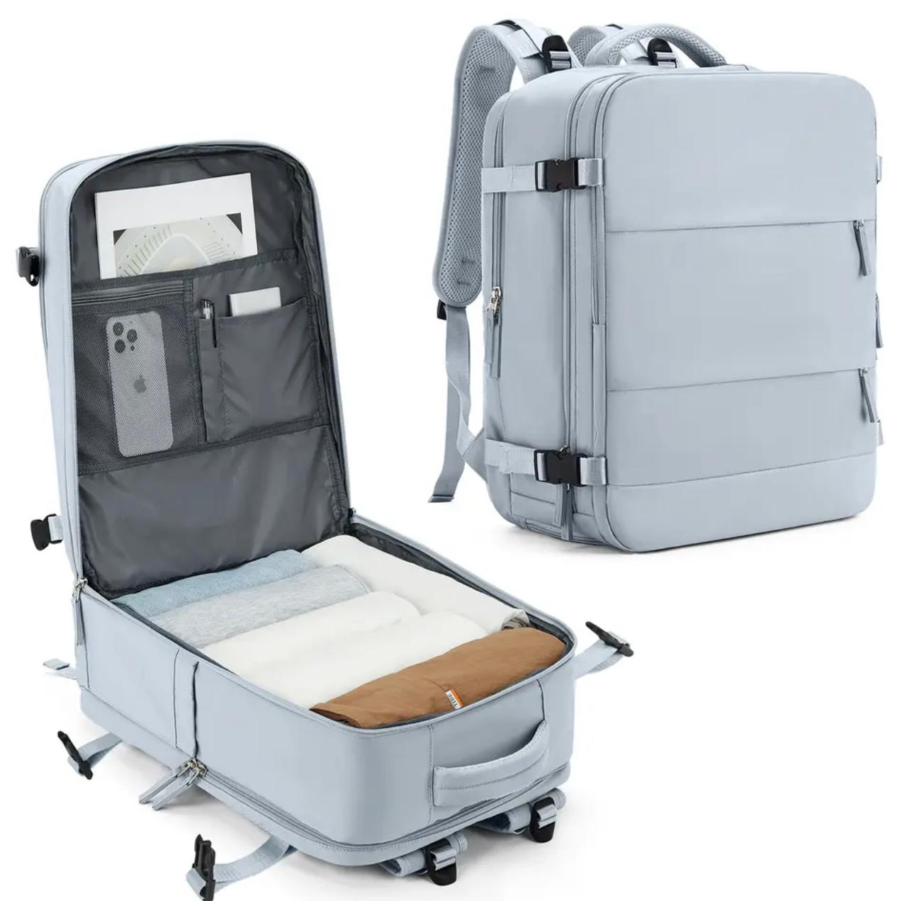 Compact Cabin-Ready Travel Backpack - Fits EasyJet & Ryanair