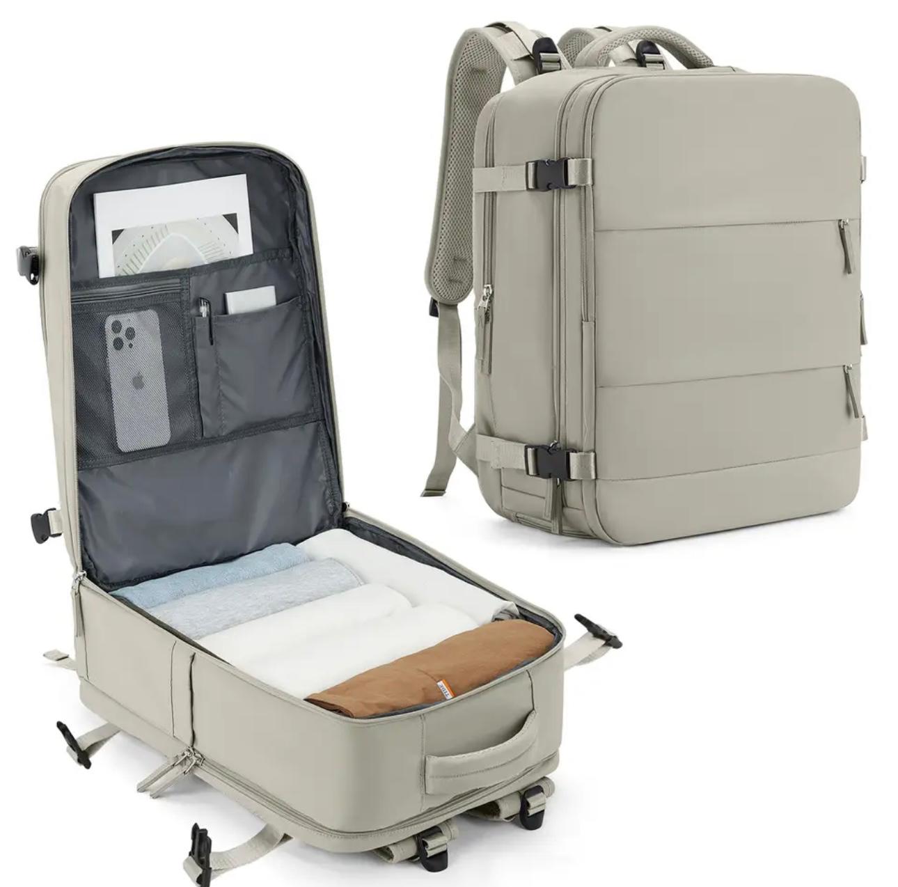 Compact Cabin-Ready Travel Backpack - Fits EasyJet & Ryanair