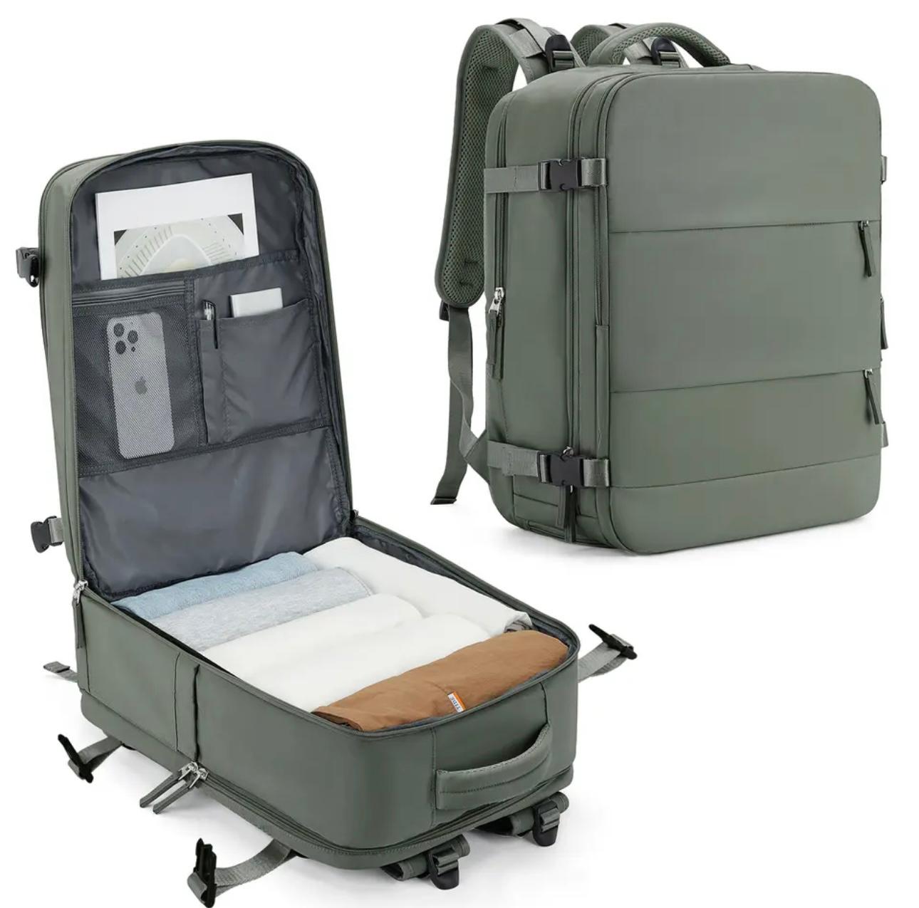 Compact Cabin-Ready Travel Backpack - Fits EasyJet & Ryanair