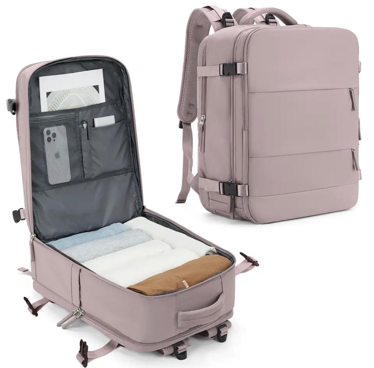 Compact Cabin-Ready Travel Backpack - Fits EasyJet & Ryanair