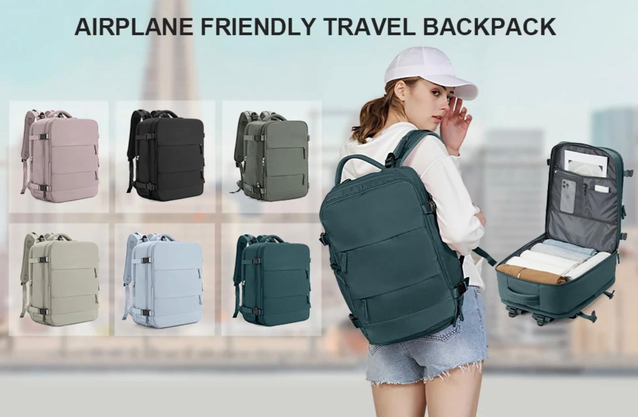 Compact Cabin-Ready Travel Backpack - Fits EasyJet & Ryanair